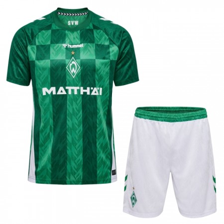 Koszulka Werder Brema Dziecięcy Domowe 2024-25 Koszulki Piłkarskie Krótki Rękaw